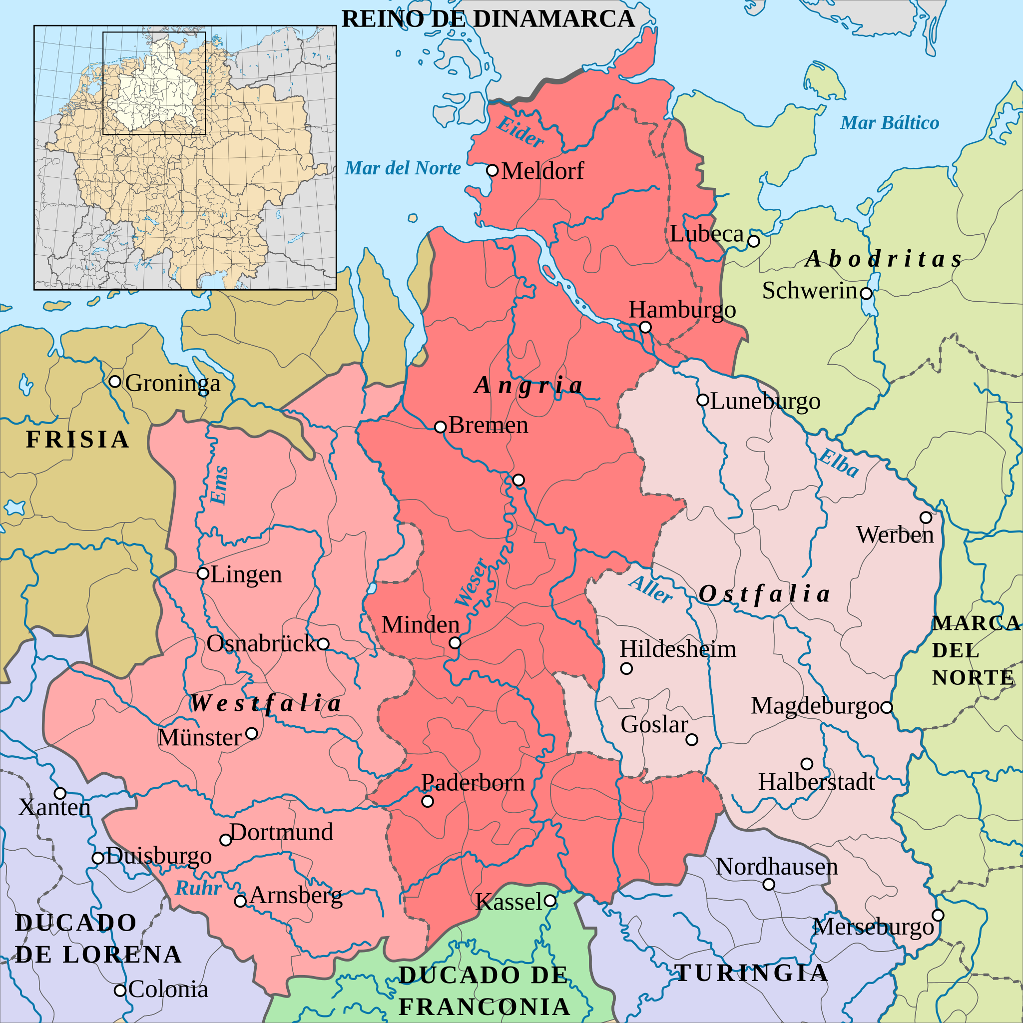 Territorium Altsachsen
